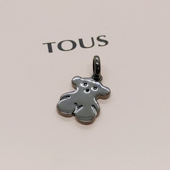TOUS pendant Dark Silver Sweet Dolls Pendant Bear motif for Necklace Charm - Picture 5 of 5